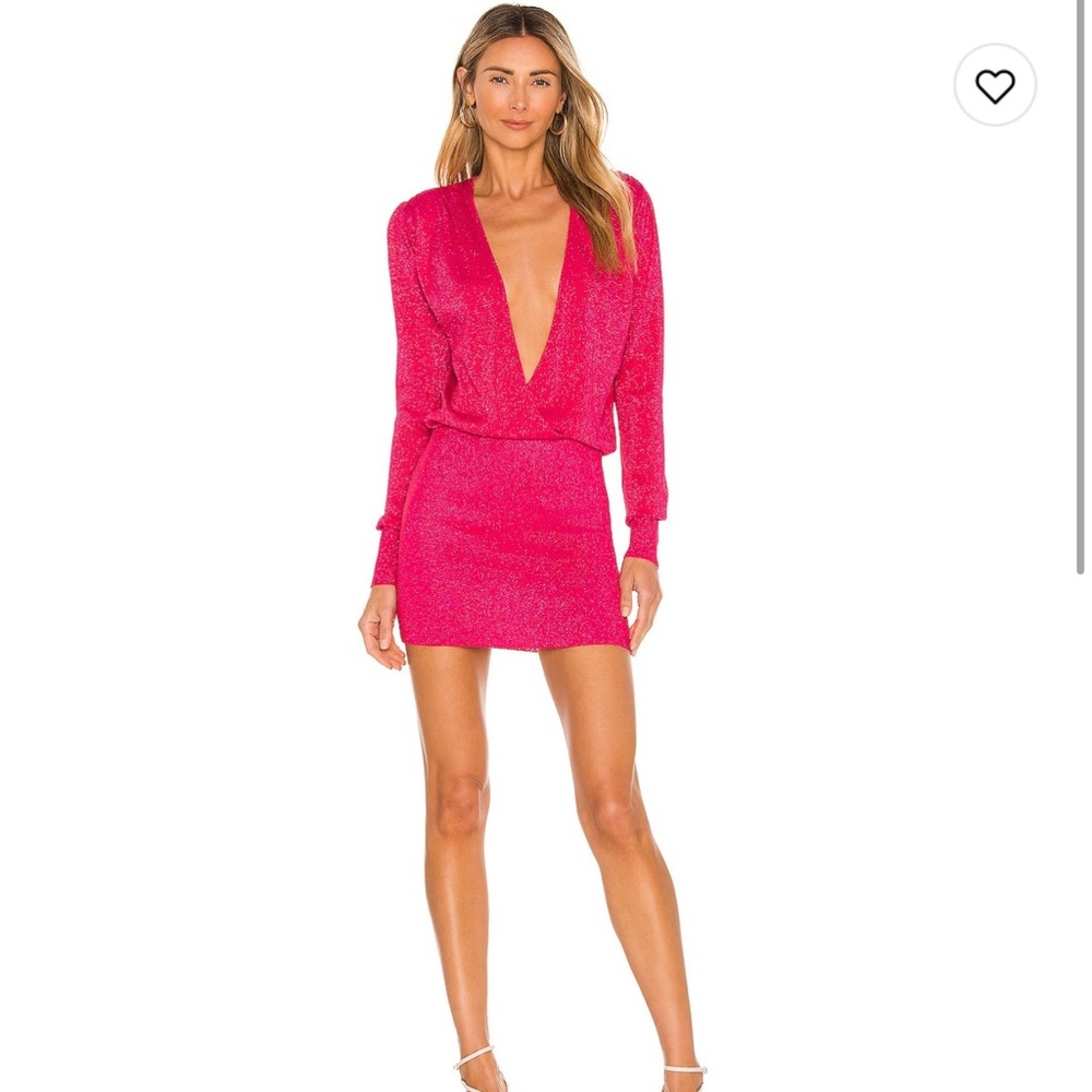 Never Worn Shimmer Pink Mini Dress